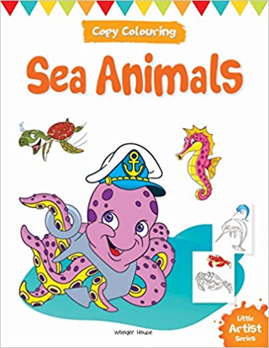 Wonder house Copy Colouring Sea Animals